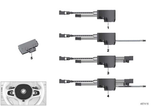 2018 BMW M5 Control Unit, Touch Detection Diagram for 32306873930