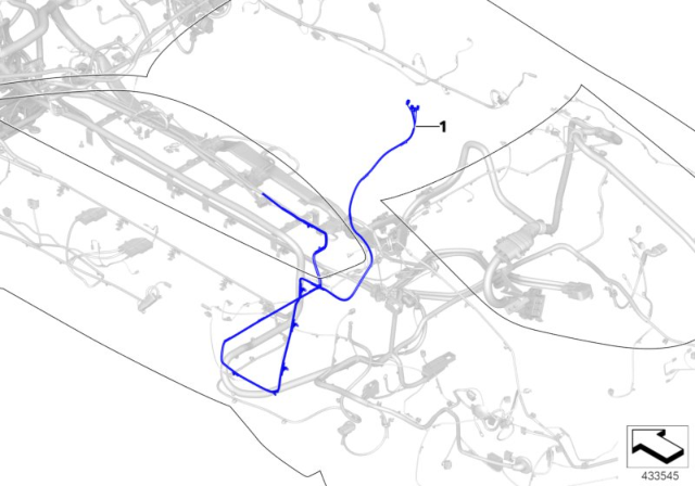 2017 BMW i8 ANTENNA CABLE SDARS Diagram for 61119381699