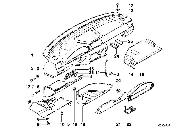 1999 BMW 318ti Frame Diagram for 51458215316