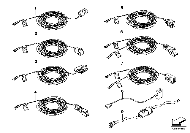 2003 BMW Z4 Repair Cable, Airbag Diagram