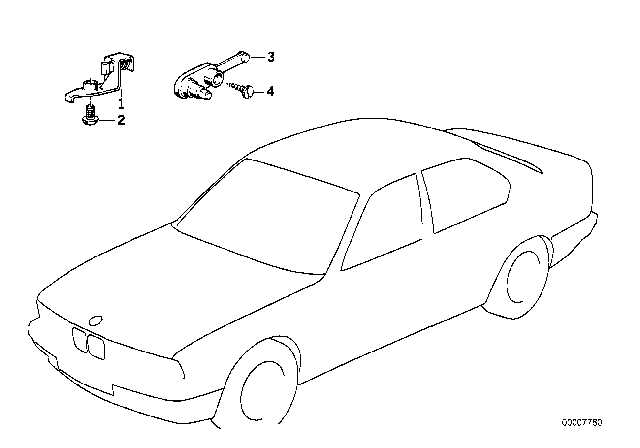 1988 BMW M6 Various Switches Diagram 3