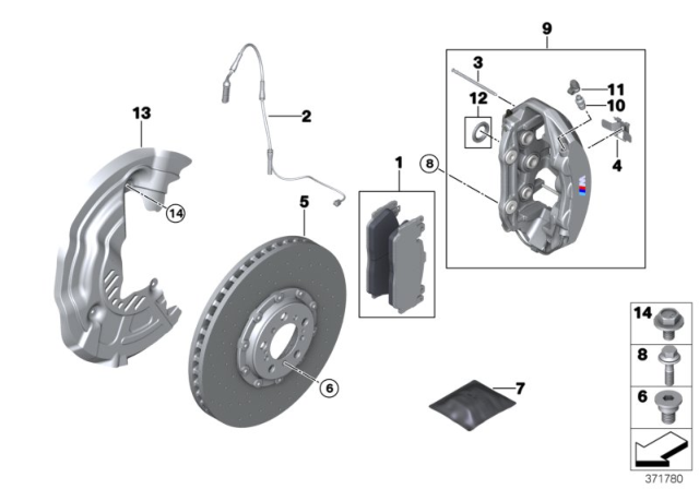 2016 BMW M4 Protection Plate Left Diagram for 34117853947