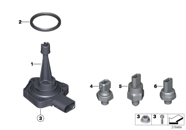 2015 BMW 328i Sensors Diagram