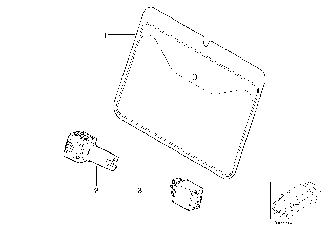 2005 BMW 745Li Seat, Rear, Lumbar Diagram