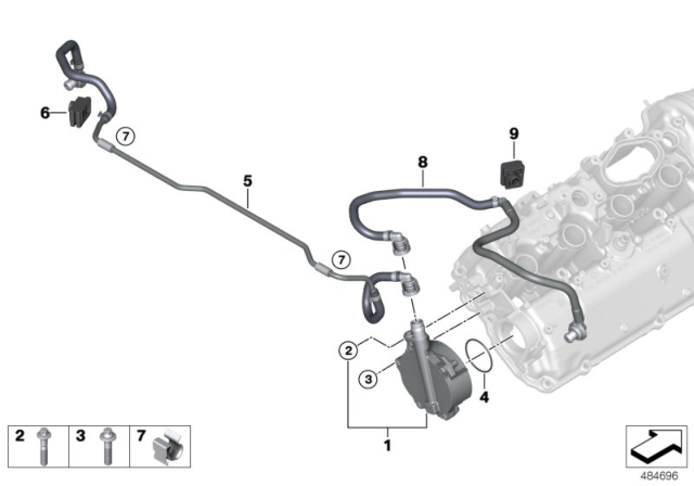 2020 BMW M5 Vacuum Pump Diagram