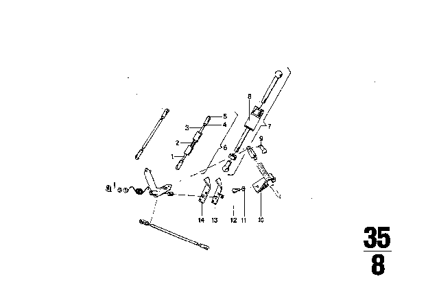 1972 BMW Bavaria Accelerator Pedal Diagram 3