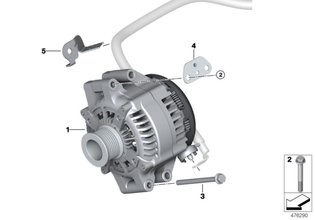 2018 BMW M3 Alternator Diagram