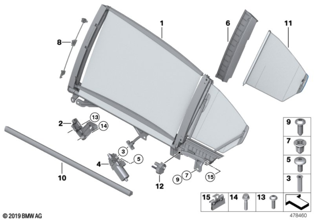 2012 BMW Alpina B7 Drive, Left Diagram for 67659189707