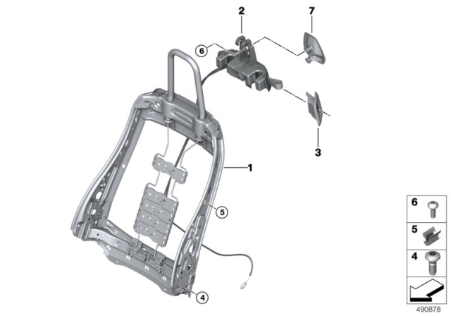 2020 BMW i8 UNLOCKING UNIT, LEFT Diagram for 52107455539