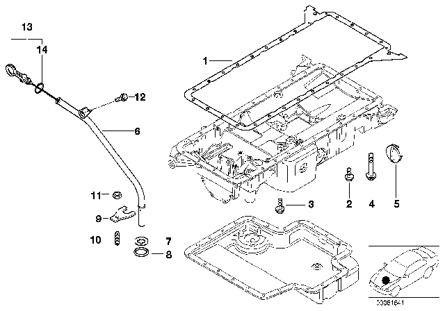 2002 BMW Z8 Guide Tube Diagram for 11431407900