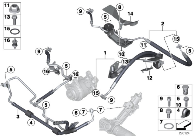 BRACKET FOR OIL PAN, REAR Diagram for 32416772332