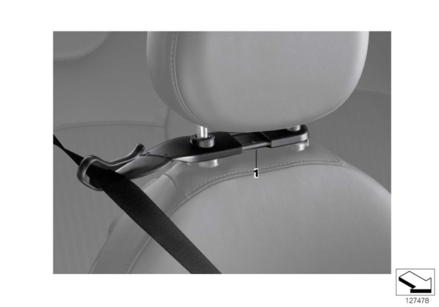 2010 BMW 135i Convertible N54 Engine(E88) Belt Holder Diagram