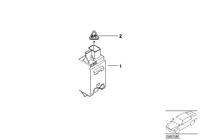 1995 BMW 530i Sensor F. Auc Diagram