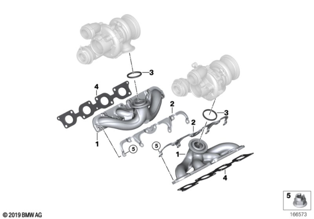 2015 BMW 750i Exhaust Manifold Diagram