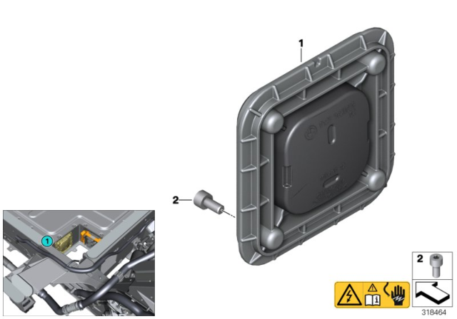 2015 BMW i3 High-Voltage Accumulator Diagram 4