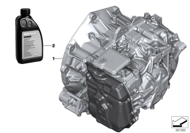 2014 BMW i8 Exchange. Automatic Transmission Eh Diagram for 24008635750