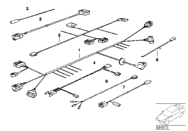 1994 BMW 318is Various Additional Wiring Sets Diagram