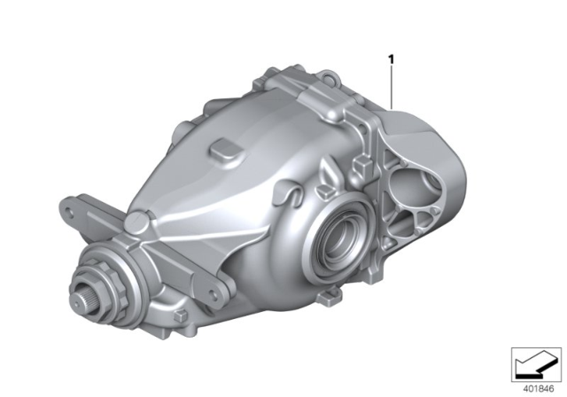 2017 BMW M240i Mechanical Limited Slip Differential Diagram