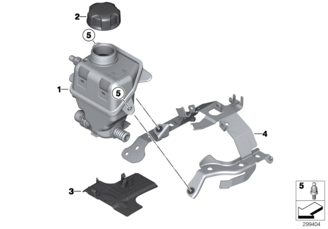 2013 BMW 650i Expansion Tank, Intercooler Diagram