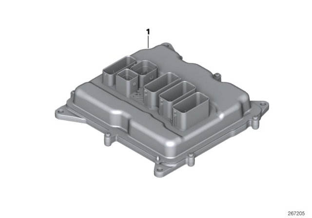 2018 BMW 650i Basic Control Unit Diagram