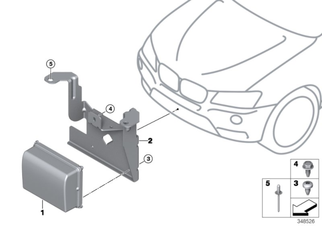 2012 BMW X3 Acc-Sensor Diagram