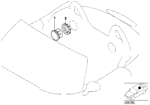 2003 BMW Z8 Loudspeaker Diagram 1