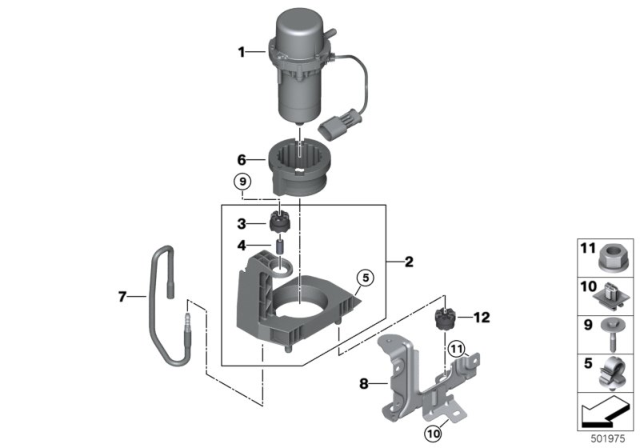 2020 BMW X3 AIR-DISCHARGE UNIT Diagram for 34336873026