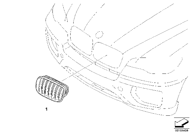 2007 BMW X5 3.0si(E70) Retrofitting For Ornamental Grille Diagram