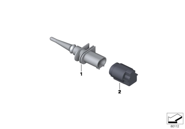 2011 BMW 328i xDrive Temperature Sensor Diagram