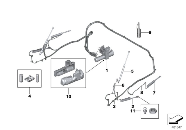 2015 BMW M235i Folding Top, Hydraulic Diagram