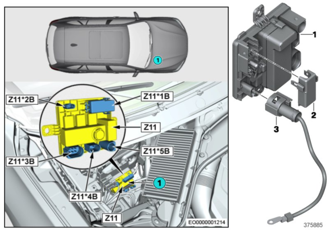 2014 BMW X5 Integrated Supply Module Diagram