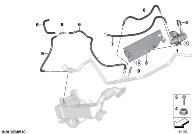 2012 BMW X5 Vacuum Control - AGR Diagram