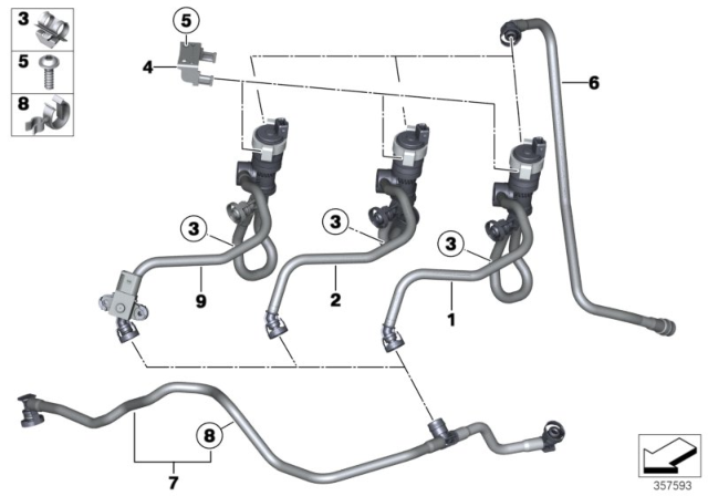 2015 BMW X3 Fuel Tank Breather Valve Diagram