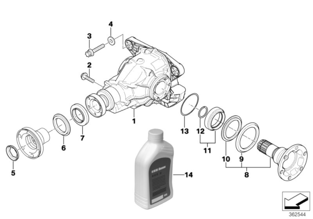 2006 BMW Z4 M O-Ring Diagram for 33111214144