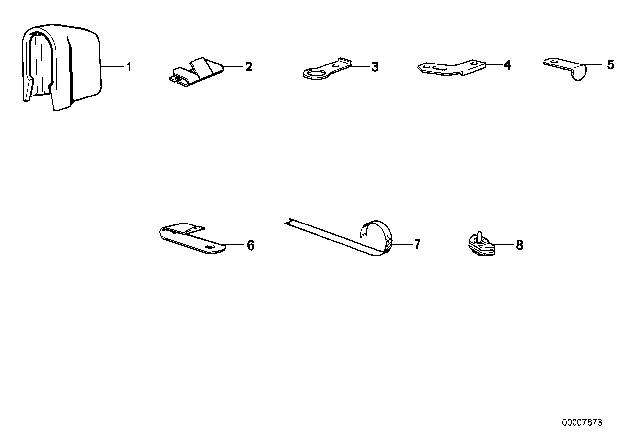 1982 BMW 633CSi Wiring Connections Diagram 4