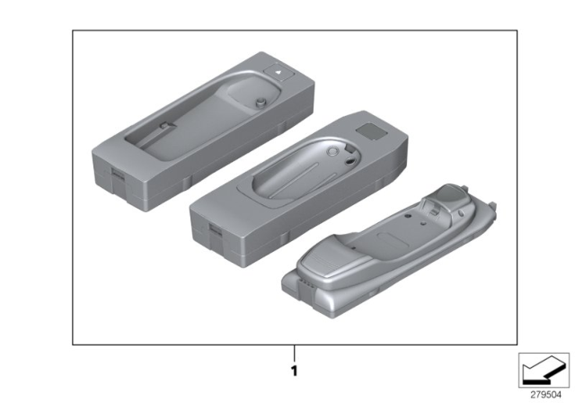 2017 BMW X5 Snap-In Adapter Diagram 1