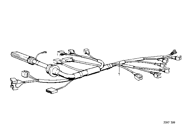 1990 BMW 535i Engine Wiring Harness Diagram