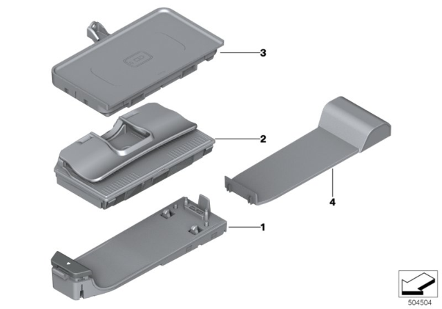 2020 BMW M5 CHARGING DEVICE Diagram for 84108719904