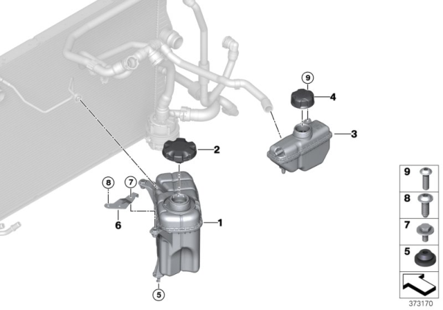 2016 BMW M4 Expansion Tank Diagram