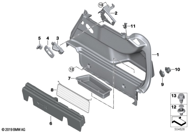 2020 BMW M235i xDrive Gran Coupe SOCKET MOUNT Diagram for 61349392056