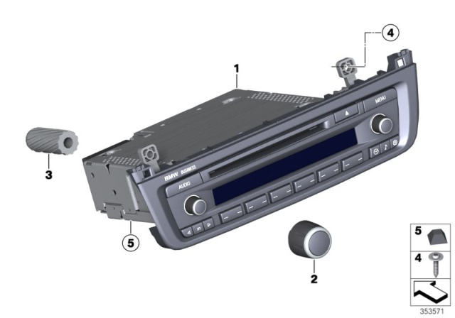 2015 BMW 228i xDrive Radio BMW Diagram 1