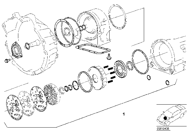 1996 BMW 328i Repair Kit Inter. Plate (A4S 270R/310R) Diagram