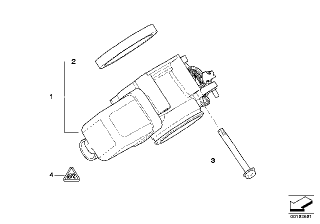 1997 BMW Z3 Hex Bolt With Washer Diagram for 07119901550