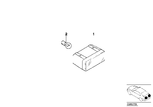 2005 BMW 325xi Additional Turn Indicator Lamp Diagram