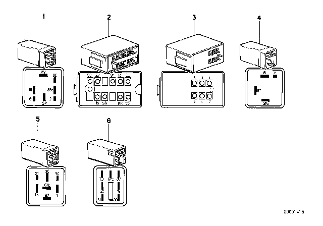 1985 BMW 735i Petrol Pump Relay Diagram