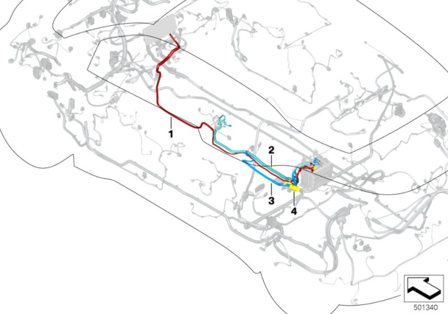 2019 BMW i3 Hsd Line Diagram for 61129326776