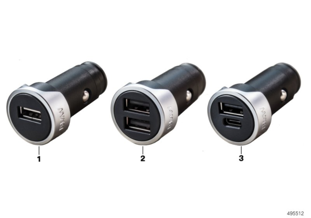 2020 BMW Z4 USB Charger Diagram