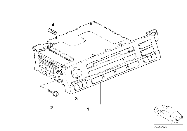 2004 BMW 325i Radio BMW Diagram 4