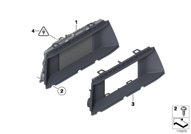 2013 BMW M5 Central Information Display Diagram