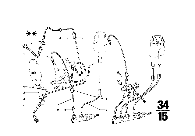 1973 BMW 2002 Brake Disc / Caliper / Mounting Parts / Front Diagram 5